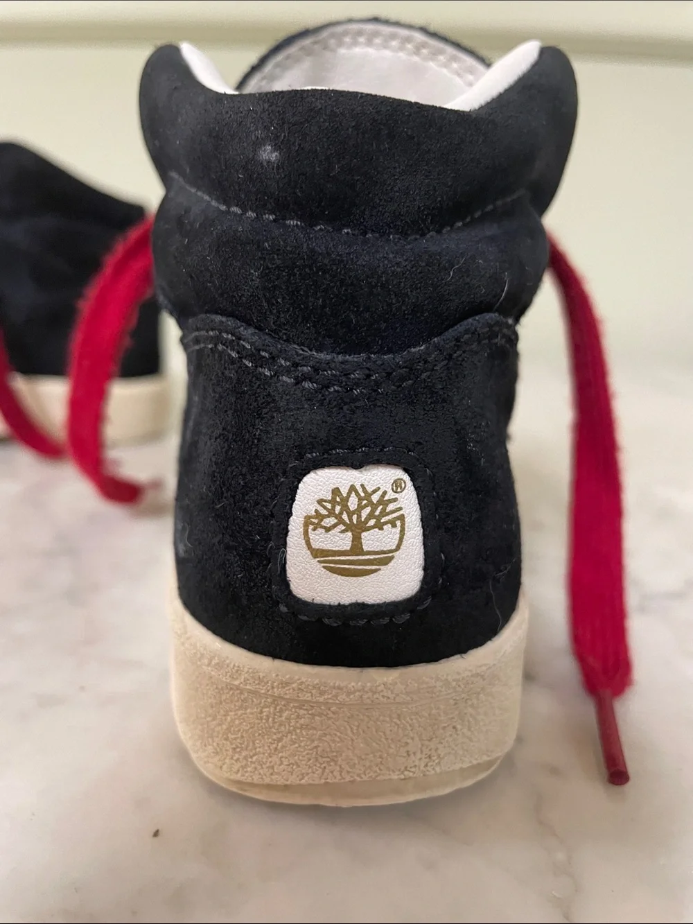 Timberland Kids Black Suede Field Boot - Size 10